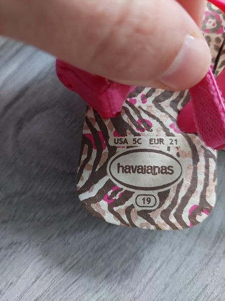 Havaianas topánky sandále s mašľou 21,vd 12,5cm, 21