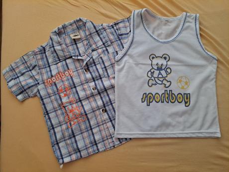 Košeľa + tielko, v. 110/116, 116