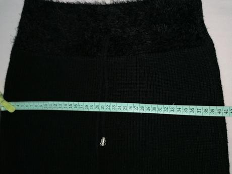 Pletená sukňa, s