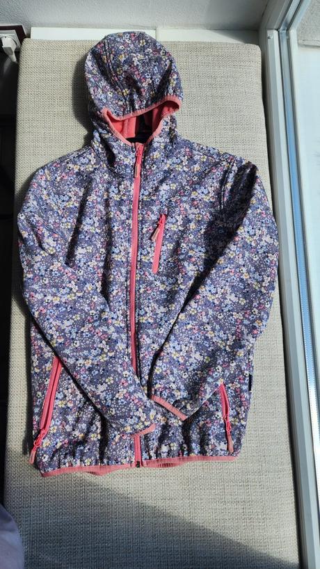 Bunda softshell, vnútri flisová 152/158 cm, lewro,158