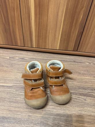 Barefoot kožené tenisky zigzag, 25