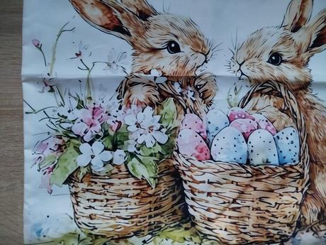 Vintage obliečka veľkonočná, 