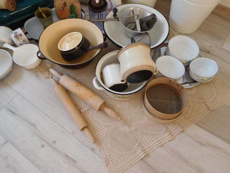 Smaltované na chalupu-do kuchyne,