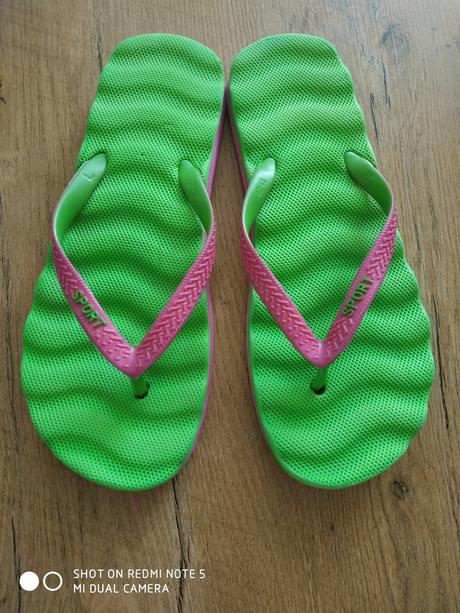 Zeleno-ružové žabky - 41, 41