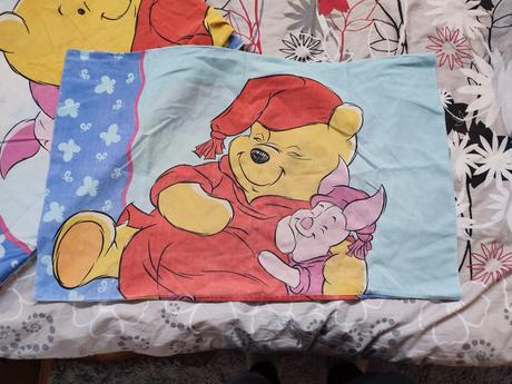 Obliečky s motívom macka pu, šírka (cm): 130,dĺžka (cm): 200