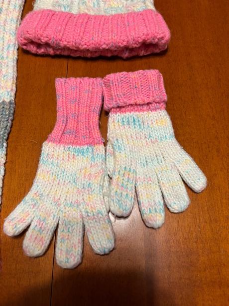 Súprava šál, čiapka, rukavice, f&f,122