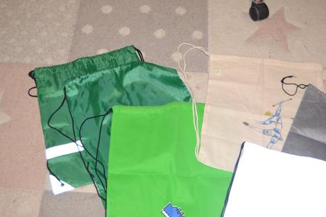 Detské vrecká rôzne veľkosti 6ks,