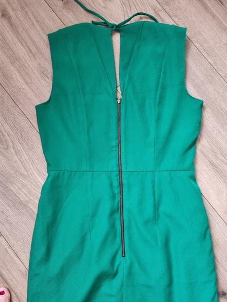 Púzdrové šaty v spring zelenej h&m veľ. 40, h&m,40