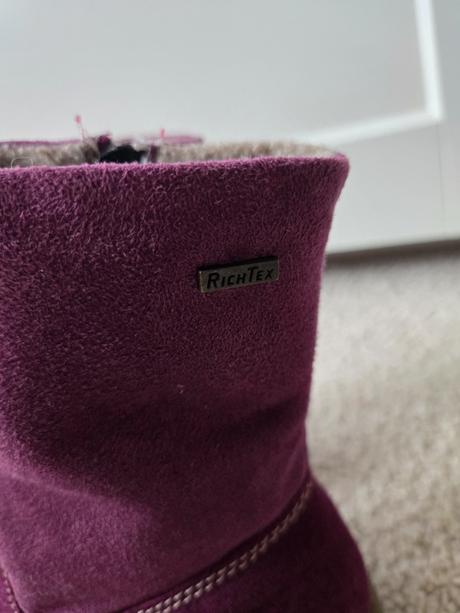 Kožené čižmičky richter, richter,33