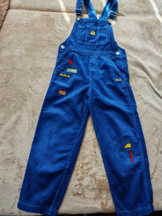 Detské nohavice na traky, h&m,122