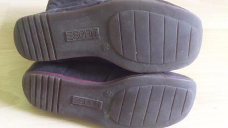 Kožené topánky esprit výpredaj, esprit,36