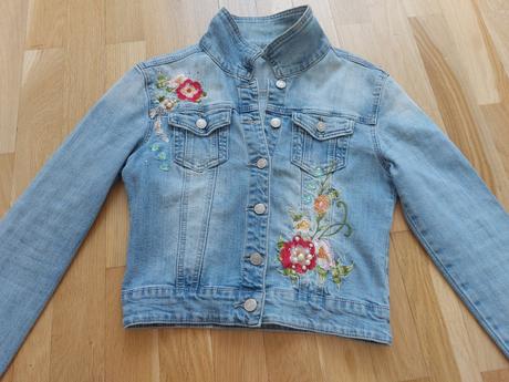 Rifľová bunda veľkost 34 bundy, 34