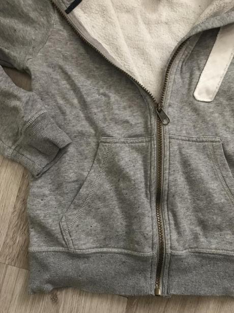 Mikina sivá,super stav 8-10, h&m,140