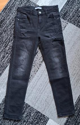 Roztrhané slim jeansy, reserved,152