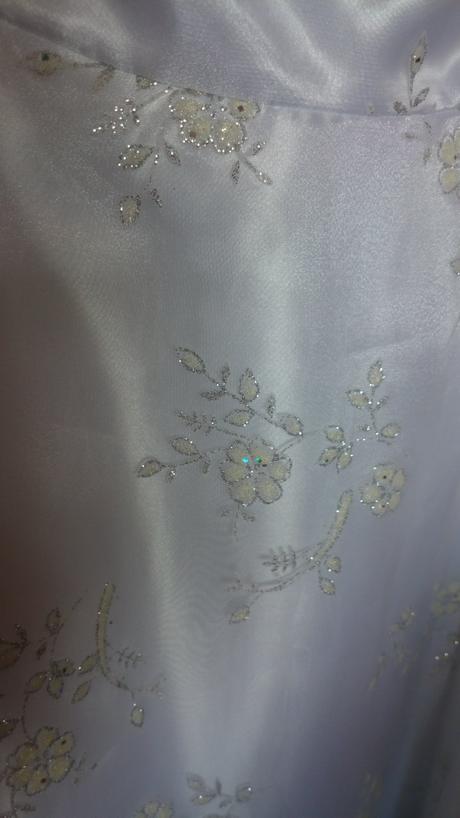 Biele šaty s bolerkom, 36