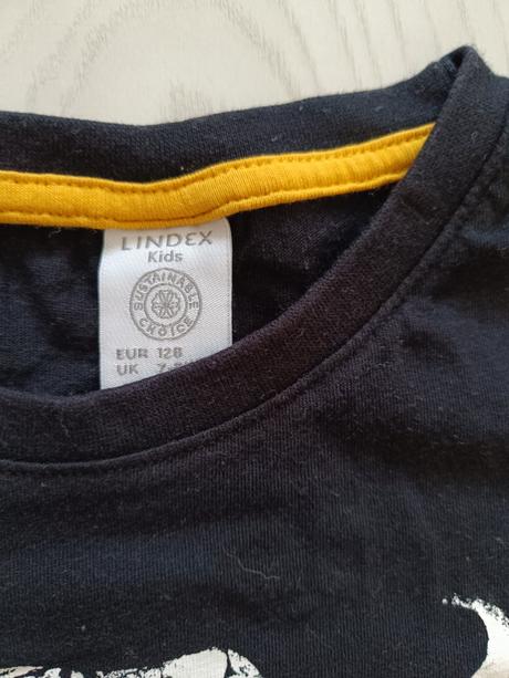 Čierne tričko, lindex,128