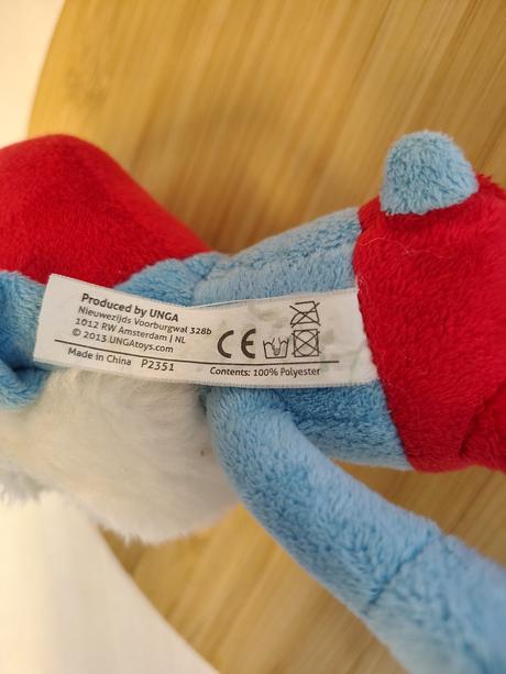 Plyšový tatko šmolko, taťka šmoula, smurfs, 24 cm,