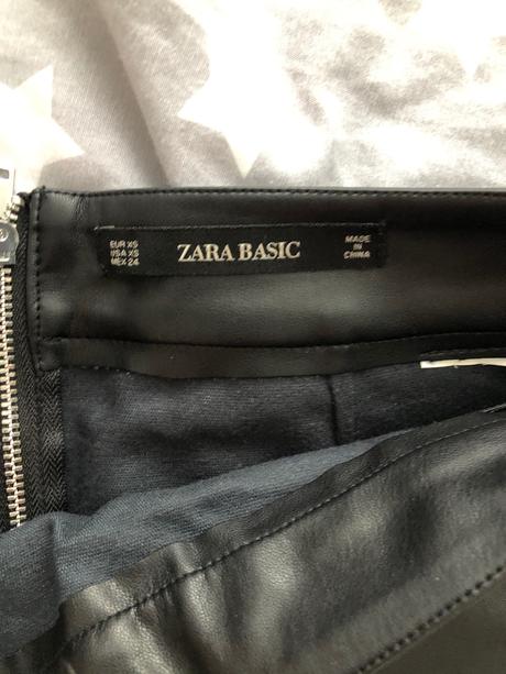Koženkova sukňa zara, zara,34