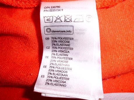 Úplet tmavooranžové, h&m,m