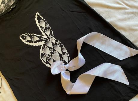 Tričko so zajkom a mašľou lami&cimi v. s/m, s