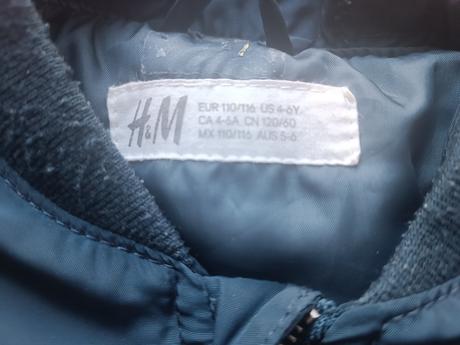 Prechodná bunda, h&m,110