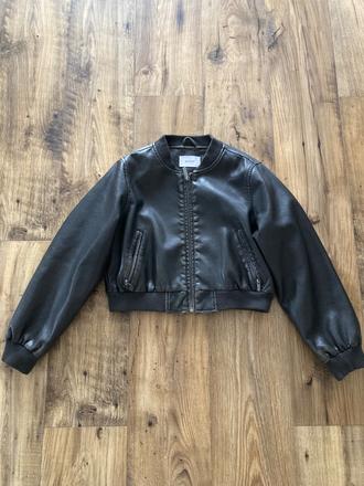 Dievčenská bunda z umelej kože, reserved,146