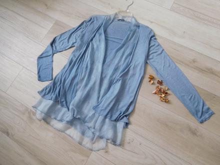 Blejzer ľahučký vzdušný, padavá látka-38/40 v, bav, 38