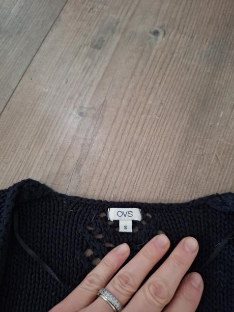 Pletená vesta so strapcami, ovs,s