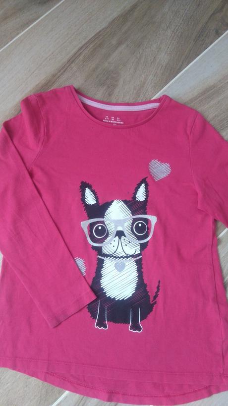 Tričká so psíkom a kvietkami, f&f,122