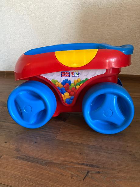 Vozík so stavebnicou mega bloks, 