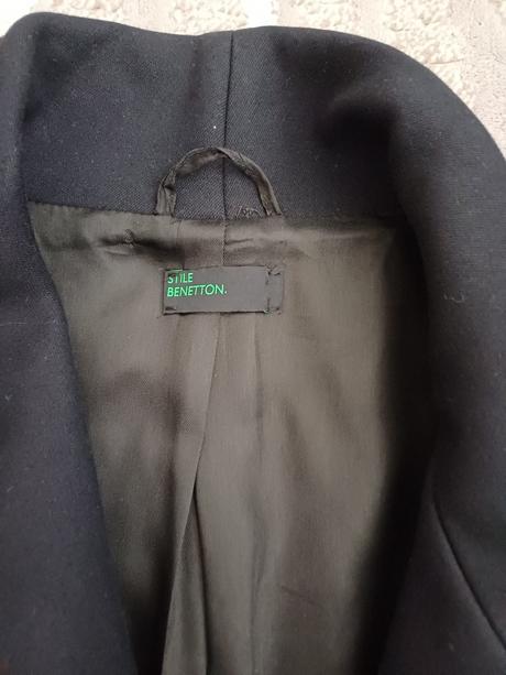 Nadčasový kabát benetton, č.m, benetton,m