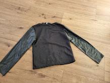 Koženkovo-úpletová bundička veľ. 38, 38