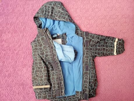 Zateplená bunda do dažďa, kik,86