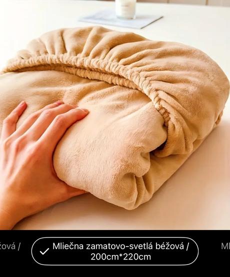 Napínacia plachta na posteľ, dĺžka (cm): 220