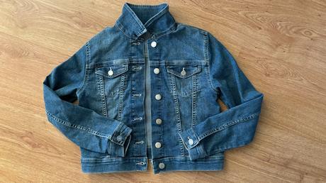 Rifľová bunda, h&m,146