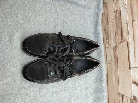 Ara 41,5 - dámske kožené čierne tenisky, ara,41