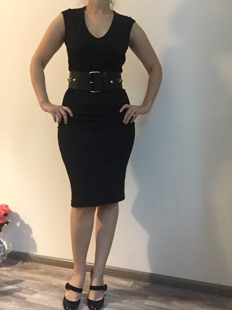 Jil sander čierne šaty s, s