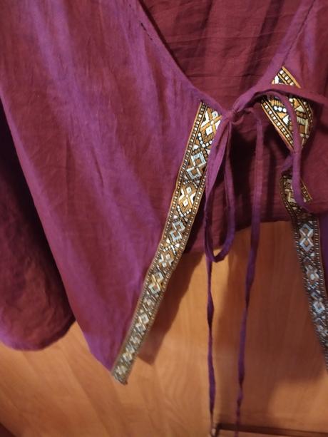 Dámska fialová bavlnená vestička xxl, xl