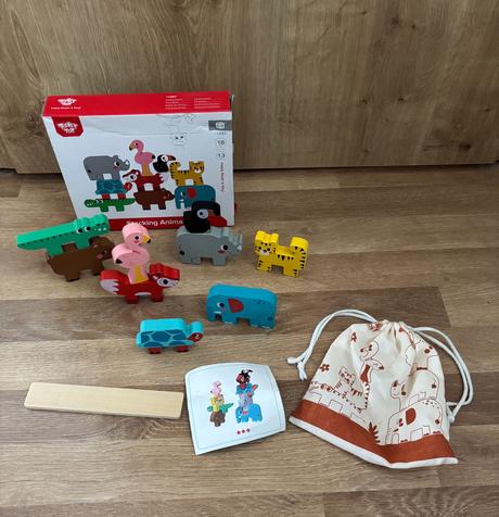 Tooky toy balancna hra zvieratka, 