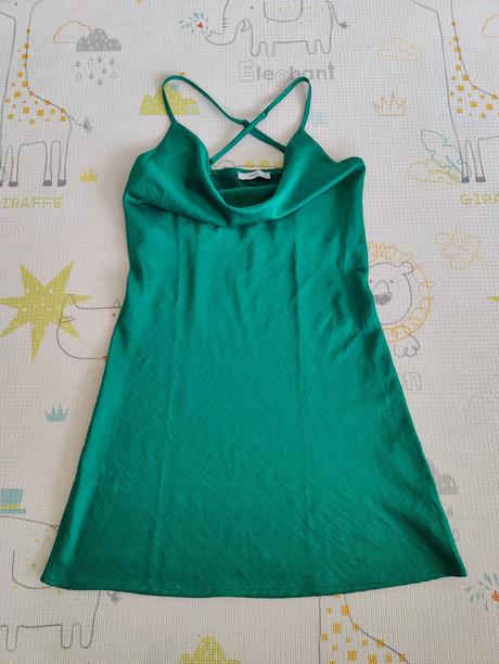 Smaragdovozelené minišaty reserved, reserved,36