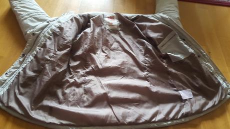 Béžová bunda na zimu, 40