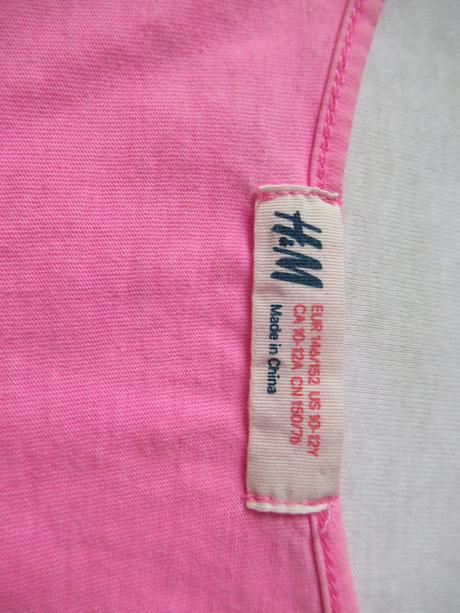 Cukríkovo ružové tielko, h&m,xs