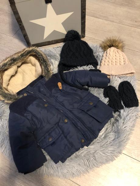 Zara tmavomodrá strikovana súprava do 3-4 mesiacov, zara,68