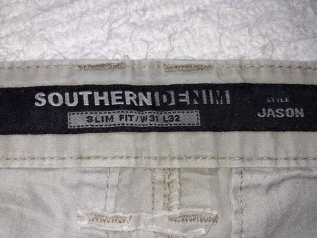 Bezove nohavice slim m, takko,m