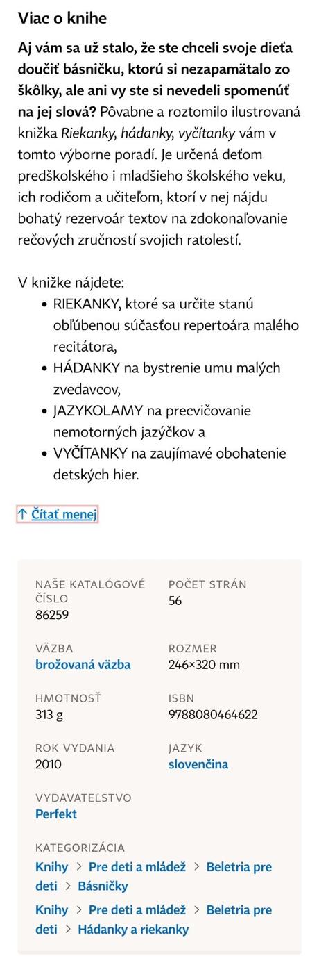 Riekanky, hádanky, vyčítanky,