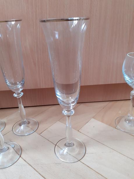 Sada pohárov na šampanské - 6 ks, 