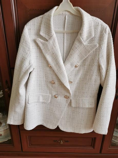 Kvalitné tvidove sako shein, m