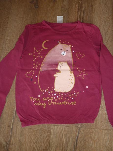 Tričko dlhý rukáv, 128