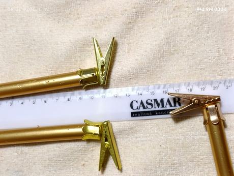 Staré štipce na vianočné sviečky, 