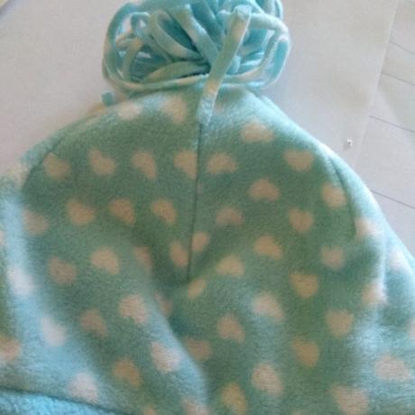 Modrá čiapka so srdiečkami, pepco,92